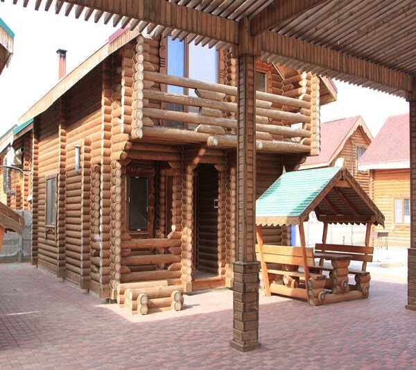 Деревянный домик на море в п. Прибрежное (Саки)