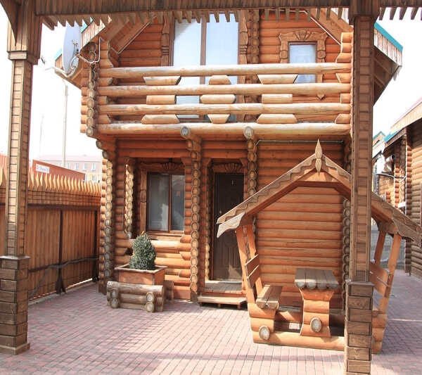Деревянный домик на море в п. Прибрежное (Саки)